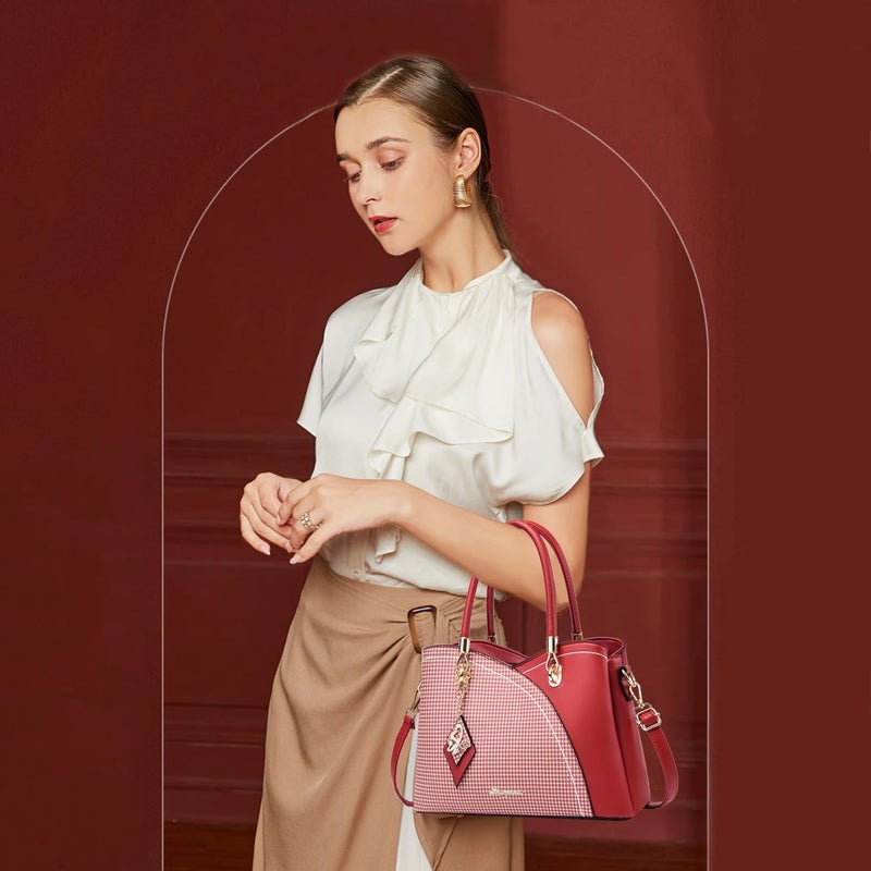 SiMYEER Purses and Handbags Top Handle Satchel Shoulder Bags Messenger Tote Bag for Ladies - Image 3